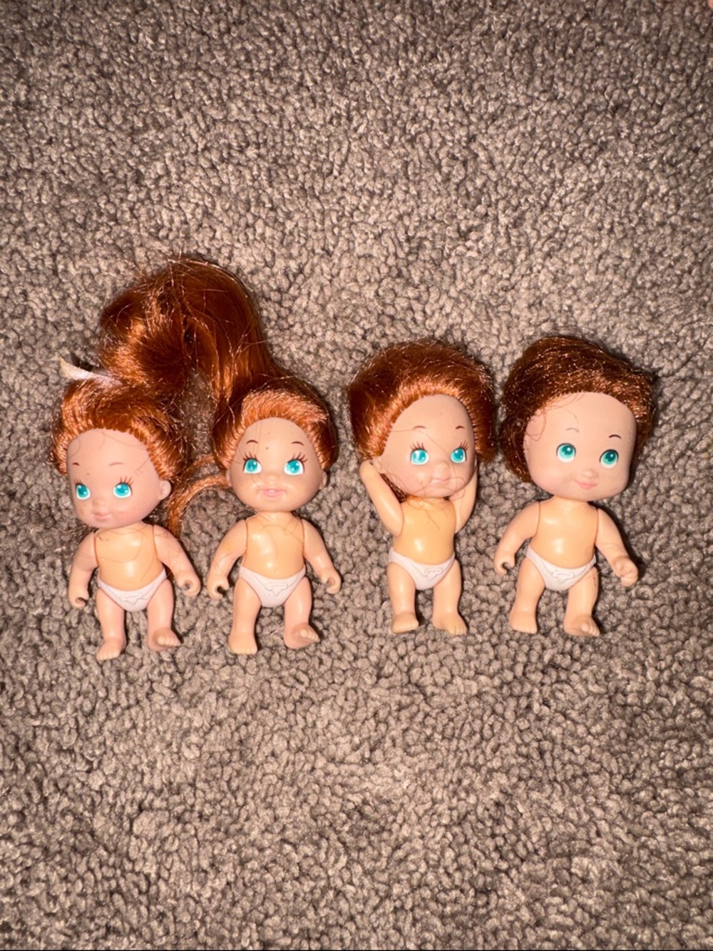 Quints dolls / red hair